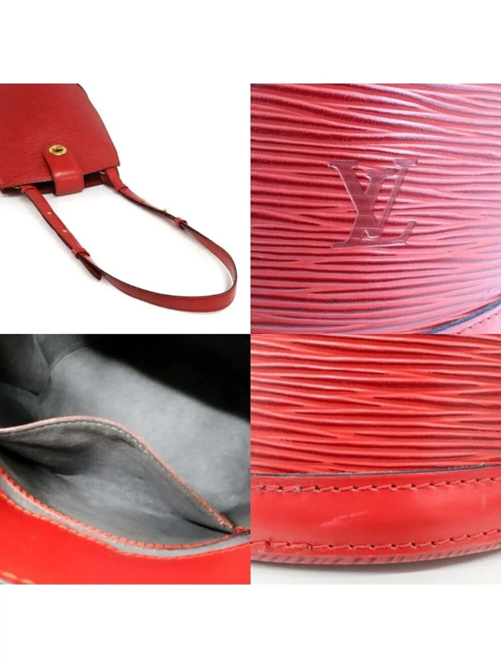 Louis Vuitton Epi Cluny Shoulder Bag Castellian